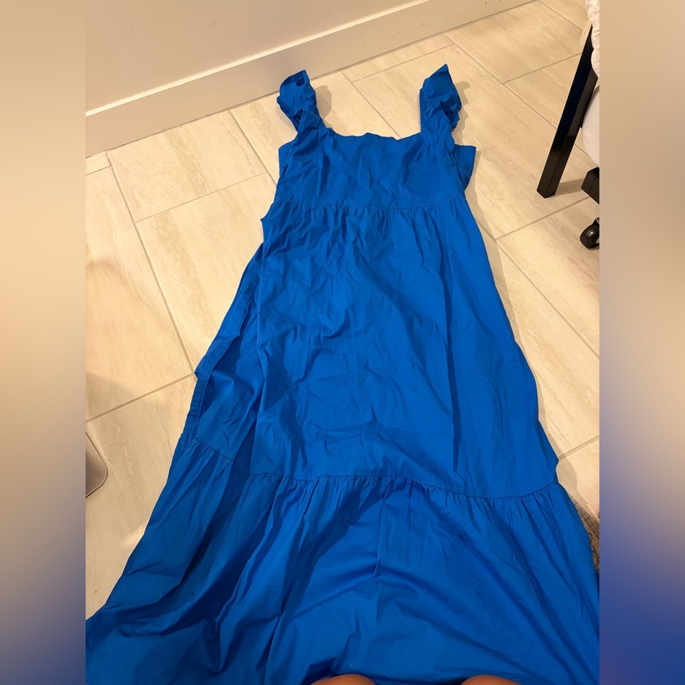London Times Royal Blue Maxi Dress Size 12